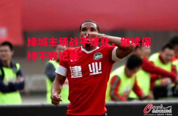 绿城主场战平建业,继续保持不败记录 绿城主场战平建业,继续保持不败记录